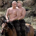Putin Trump on Horse