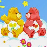 2 care bears on cloud