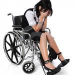 Sad wheelchair 