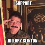 Seddique Mateen | I SUPPORT; HILLARY CLINTON | image tagged in seddique mateen | made w/ Imgflip meme maker