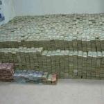 Room full of cash