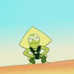 Peridot trying to hold all the fucks she doesn't give (alternate