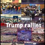 Trump rallies vs Hillary Clinton rallies