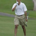 obama golf | OBAMA FINALLY PROMISES TO GO TO DEVASTATED LOUISIANA FLOODZONE -; BUT ONLY ONCE HIS VACATION FINISHES | image tagged in obama golf | made w/ Imgflip meme maker