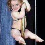 Midget pole dance meme