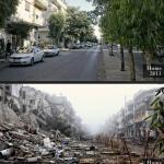 Homs Syria Before and After