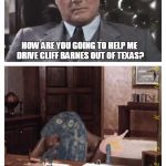 J.R. meets Drunk Charmander | HOW ARE YOU GOING TO HELP ME DRIVE CLIFF BARNES OUT OF TEXAS? I'VE SEEN A LOT OF THINGS THAT YOU WOULDN'T BELIEVE . . . | image tagged in jr meets drunk charmander,memes,dallas,jr ewing,charmander,pokemon | made w/ Imgflip meme maker