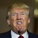 trump funny face meme