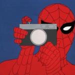 Spiderman Taking A Picture meme