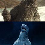 Evil Godzilla meme