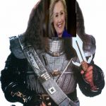 Klingon Warrior | HILLARY KLINGON | image tagged in klingon warrior | made w/ Imgflip meme maker