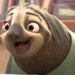 Zootopia smiling sloth