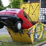 funny car crash