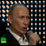 Putin singing