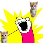 X All The Y - Cute Cat Pom Poms meme