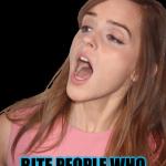 8/30 Bite People Who Annoy You Day: Emma Watson