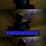 Bad Pun XenusianSoldier | WHAT WOULD YOU CALL ME IF I WAS A SLAVE TRADER? XENUSIANSOLDYA! | image tagged in bad pun xenusiansoldier | made w/ Imgflip meme maker
