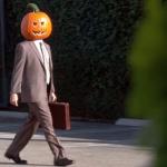 Pumpkin Head Suit meme