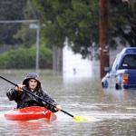 Kayak in Flooded Street meme