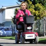 CFG Hillary Riding a Rascal