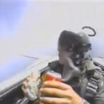 Fighter pilot snack time
