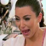 kim k crying