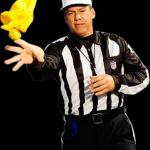 flag on the play referee meme