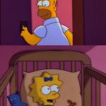 i hope you never say a word simpsons maggie homer meme
