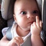 Middle Finger Baby