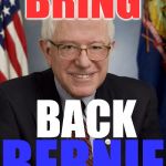 Bernie Sanders | BRING; BACK; BERNIE | image tagged in bernie sanders | made w/ Imgflip meme maker