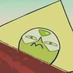 scowling peridot meme