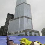 Welcome to Duloc | "DO YOU THINK HE'S MAYBE COMPENSATING FOR SOMETHING?" | image tagged in trump tower | made w/ Imgflip meme maker