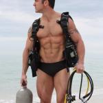 Diver hunk