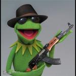 Kermit gone gangster