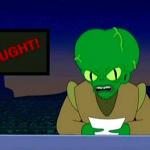 Morbo Futurama news alone