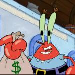 Mr Krabs Money