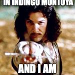 Inigo Montoya | HELLO, MY NAME IS IN INDINGO MONTOYA; AND I AM DEPLORABLE | image tagged in inigo montoya | made w/ Imgflip meme maker