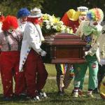 Clown funeral