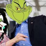Cruella Clinton and Tim the Grinch meme