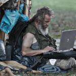 Homeless With Laptop