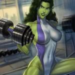She Hulk Lifting