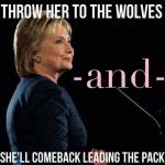 Hillary wolf in sheep's clothing