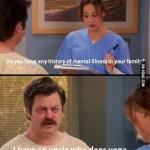 Parks and recreation illness