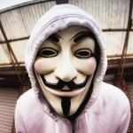 Anonymous face hoodie