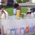 It's Lemonade, read the sign