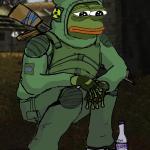 Soldier pepe meme