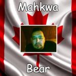 canadian flag | Mahkwa; Bear | image tagged in canadian flag | made w/ Imgflip meme maker