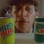 Ernest with 2 cans