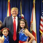 Trump With Young Girls