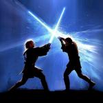 lightsaber battle